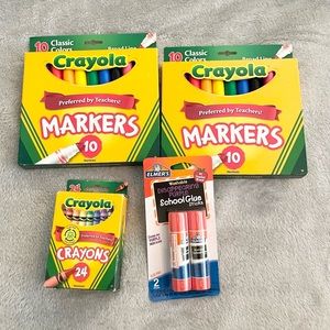 NWT pack of crayola school supplies